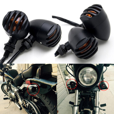 4X Universal Cafe Racer Bobber Chopper Motorcycle Turn Signals Indicator  Lights UK