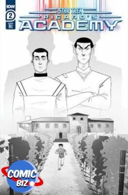 STAR TREK PICARDS ACADEMY #2 (2023) 1ST PRINTING SCARCE 1:10 BOO VARIANT COVER C