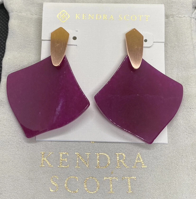Maroon kendra store scott earrings