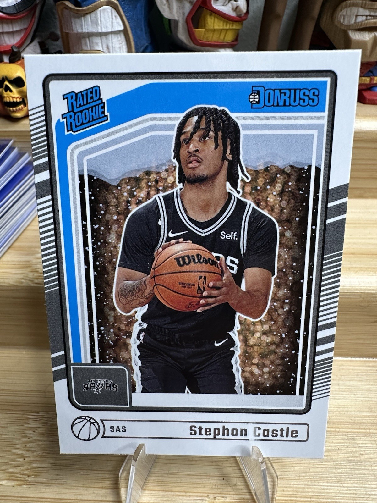 Stephon Castle (RC) Winter Rated Rookie 2024-25 Panini Donruss #244