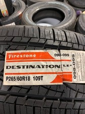 2 New 265 60 18 109t Firestone Destination Le2 All Season Tires 2 New 265 60 18 109t Firestone Destination Le2 All Season Tires