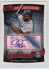 2010 Topps Peak Performance Series 2 Denard Span #PPA-DS Auto 6h1
