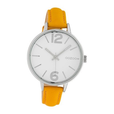 Oozoo Damen Armbanduhr Timepieces Analog Leder gelb UOC10455