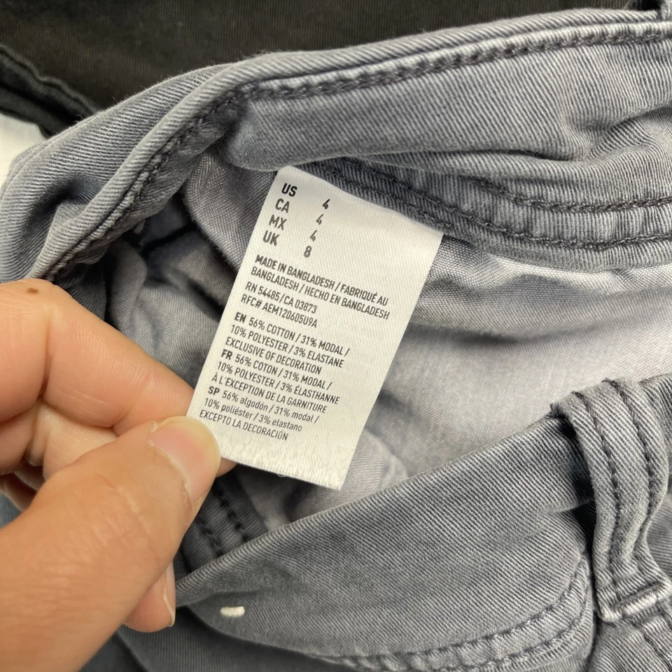 Pantalones Cortos American Eagle Para Mujer’s 4 Súper Elásticos Lote De 3 Preppy Informales Midi Aero Foto 4 de 4