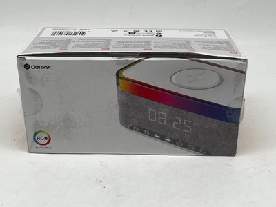 Denver CRQ-225 FM-Radiowecker Bluetooth  Grau #TK1498A