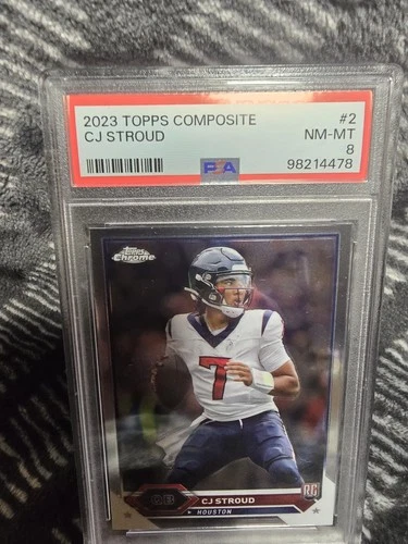 2023 Topps Composite - Topps Chrome C.J. Stroud #2 (RC) PSA 8