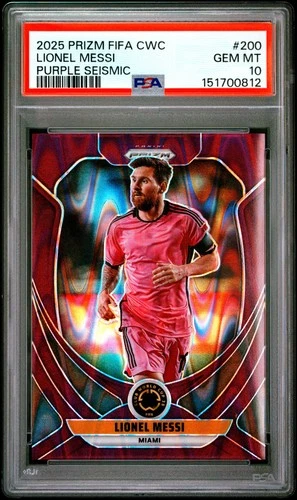 2025 Panini Prizm Lionel Messi Purple /99