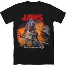 Jaws 50Th Anniversary Full Size S To 5XL T Shirt Unisex