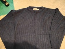 Mens sweater navy blue
