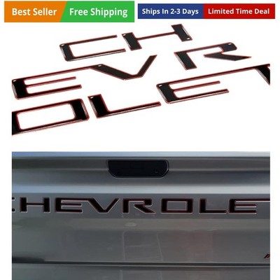 Tailgate Insert Letters Compatible with 2019 2020 2021 2022 2023 2024 3D Embl...