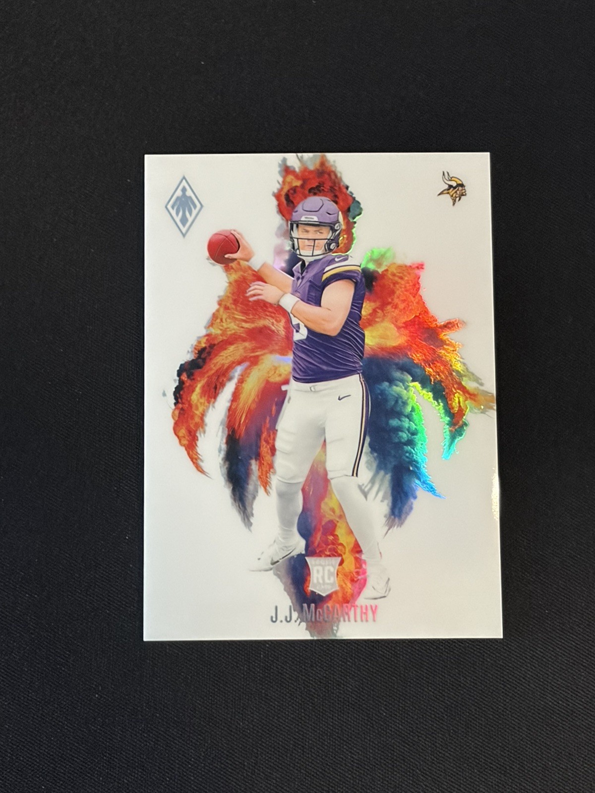 2024 Panini Phoenix - Color Blast J.J. McCarthy #CB-JMY (RC)