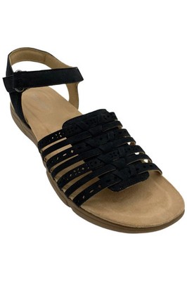 Easy Spirit Women's Mandie Slingback Flat Sandals Black