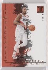 2019-20 Panini Impeccable 34/99 CJ McCollum #36 go9