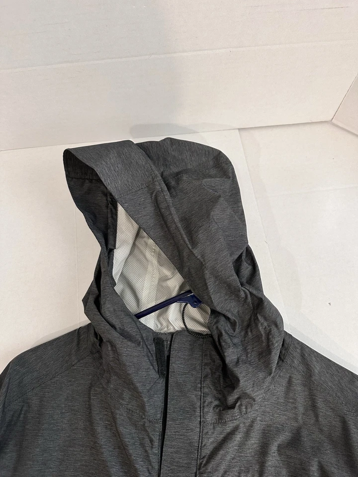 Paradox Waterproof Hooded Full Zip Rain Jacket Lightweight Gray Men’s Size 2XL - Image 3 of 4
