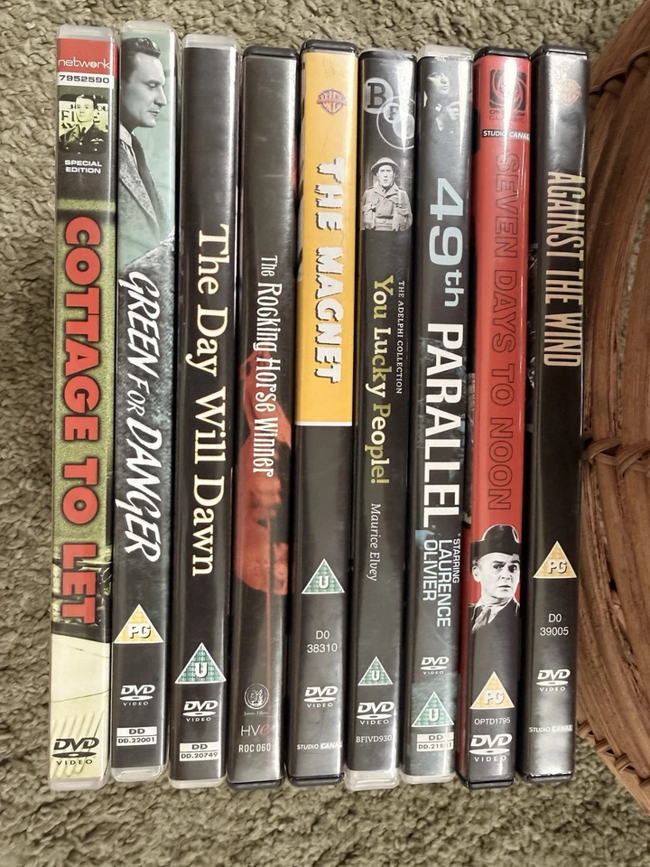 Classic 1940s 1950s British Film DVD Bundle – 9 DVDs Ealing Comedy Wartime Drama - Image 2 of 2