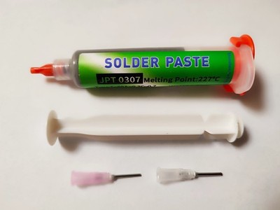 Lötpaste Solder Paste Sn99Ag0,3Cu0,7  227°C Bleifreie JPT0307 50g Full Kit