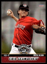 2022 Reese Olson Choice Minor League Rookie Card RC Erie Seawolves