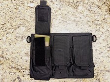 Tactical Triple Mag Pouch 5.56 And .223 MOLLE Pouch Closeable