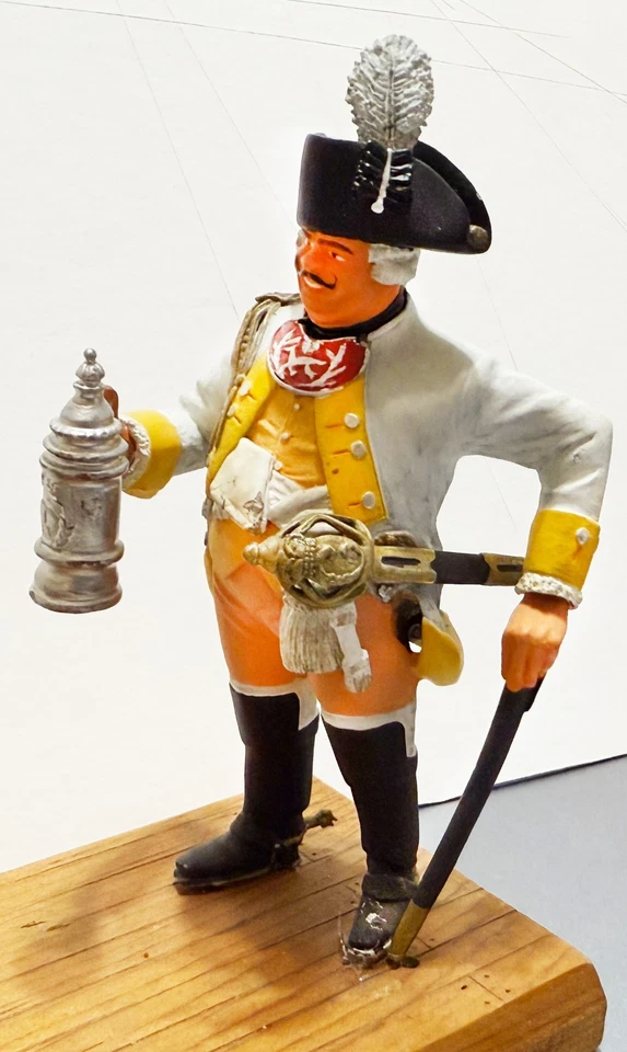 Revolución Americana - Oficial de arpillera y granadero privado - (4 pulgadas de altura) Foto 3 de 3