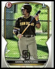 2023 Bowman #BP-114 Daniel Montesino 1st Bowman San Diego Padres