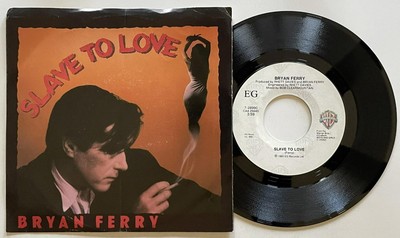 Bryan Ferry Slave To Love 45 rpm PS M- Warner Bros. (1985) Roxy Music
