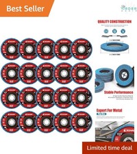 Flap Disc 20 Pack 4.5 inch Zirconia Grit Assorted Metal Stainless Steel Grind...