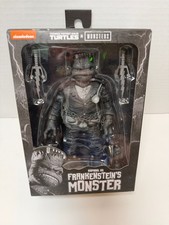 NECA TMNT x Universal Monsters Raphael as Frankenstein s Monster B&W 7 Figure