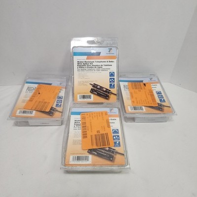 Lot Of 4x Tyco 1116542-1k 60v Water-Resistant Telephone/Data Wire Splice Kits