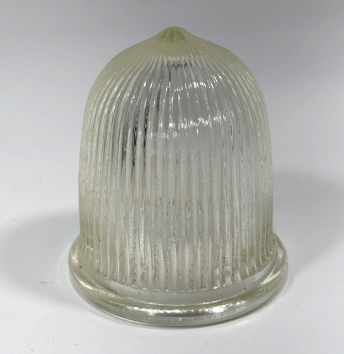 Vintage Erico Kainer Co. Chicago Boat Part 2" Glass Light Cover Dome Art Deco