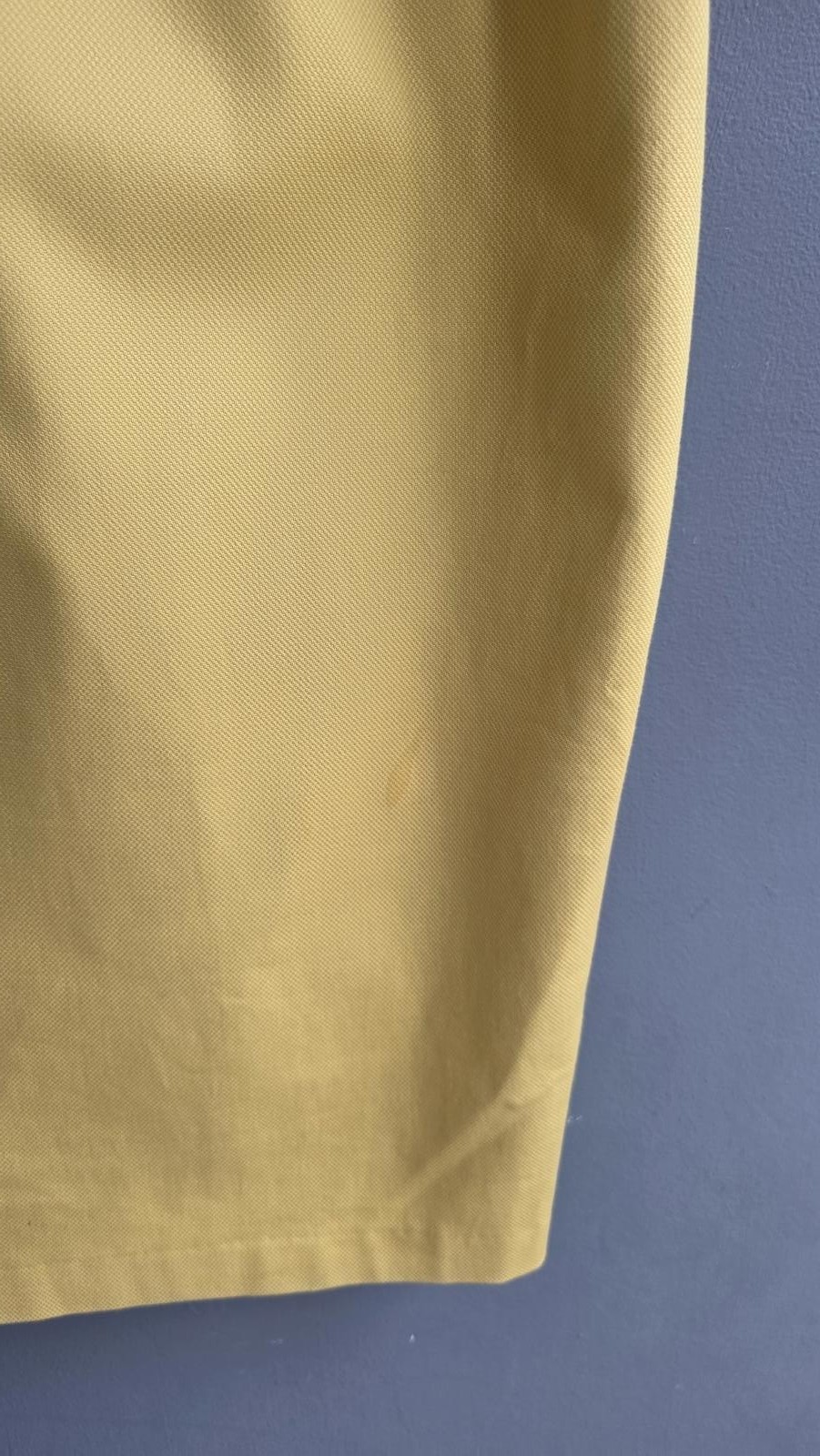 Marks & Spencer Yellow Cotton Pencil Dress UK 16 Square Neck Lined Smart Office image 10