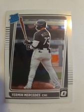 2021 Panini Donruss Optic - Rated Rookie Yermin Mercedes #186 Crisis Prizm (RC)