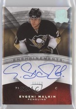 2008-09 Upper Deck The Cup Enshrinements /50 Evgeni Malkin #CE-EM Auto 0i5j