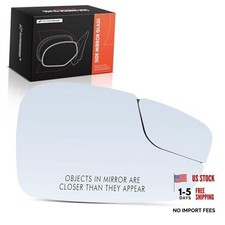 Right Passenger Side Non-Heated Mirror Glass with Backing Plate - Compatible