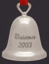 Reed  Barton Silverplate Christmas Bell Christmas 2003 - Boxed 3651354