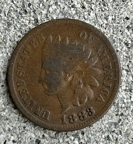 1883 Indian Head Cent - Exact Coin - Save With Combined Shipping