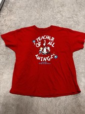 Universal Studios Dr. Seuss 'Teacher of All Things' Red Graphic T-Shirt — listing 3