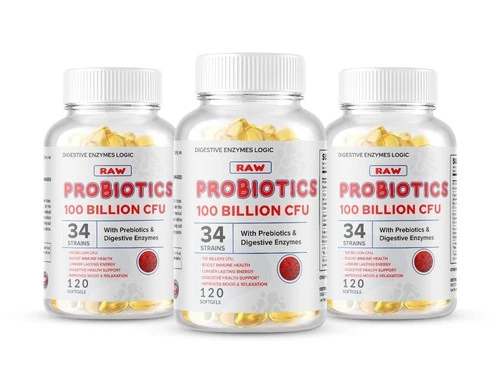 3x ULTRA PROBIOTIC 100 Billion CFUs NOW ULTIMATE FLORA PRIMAL NATURE'S KEY ALIGN