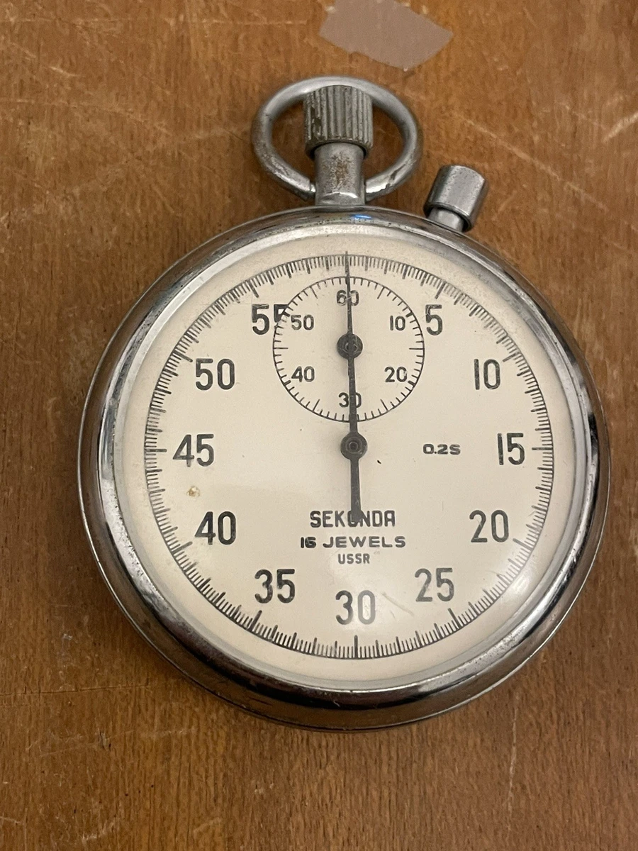 Cronómetro URSS Sekonda 16 Joyas