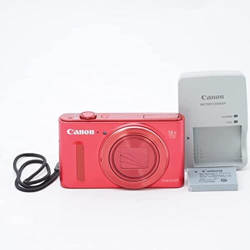 Canon PowerShot SX610 HS 20.2MP Digital Camera – Red From Japan