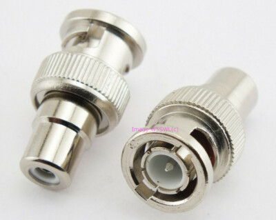 BNC Male to RCA Female Coax Connector Adapter