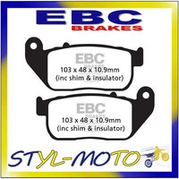 FA381 BeläGe Organica Vorderseite SX EBC HD Harley