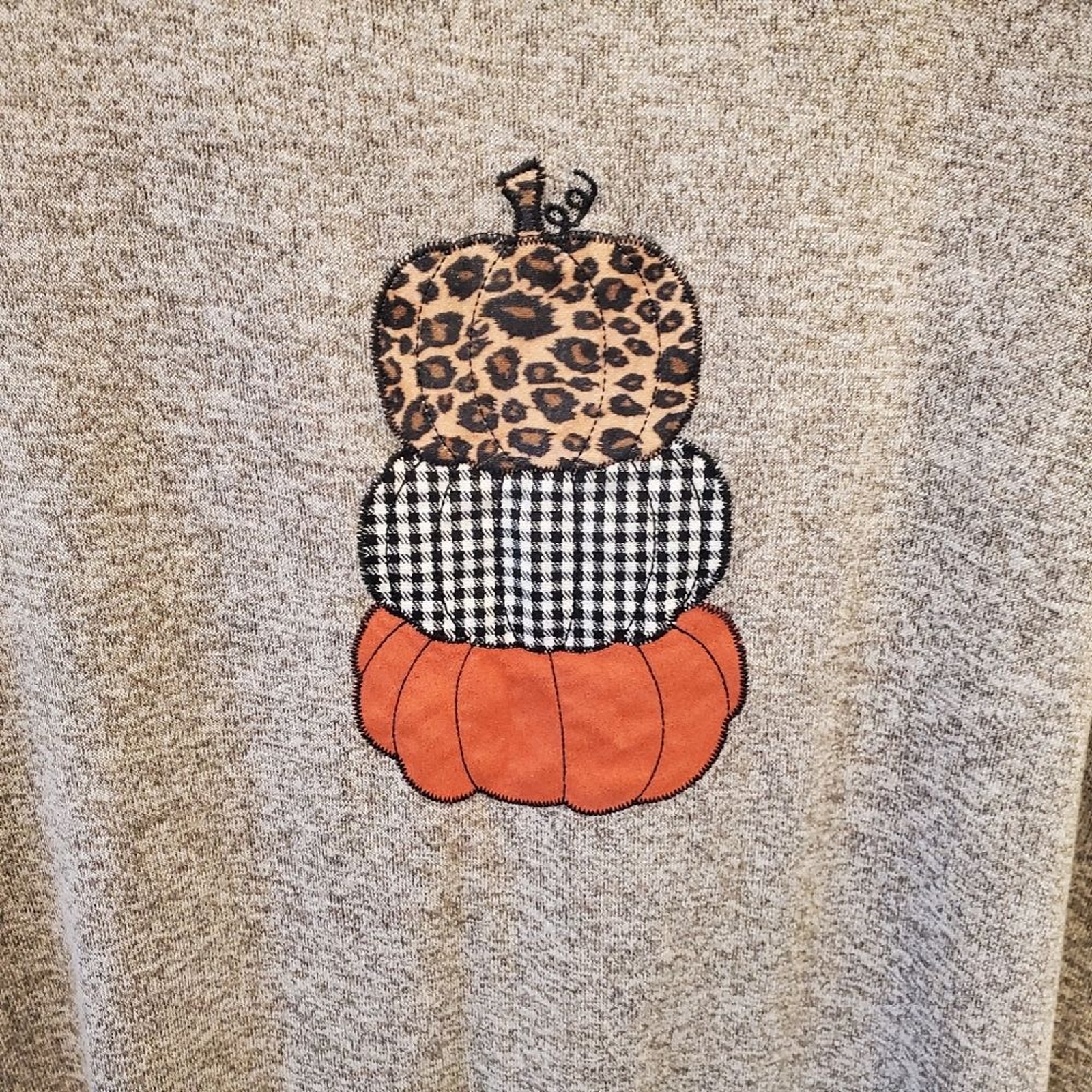 Alchemy Thread Large Stretchy Pumpkin Patchwork L… - image 6