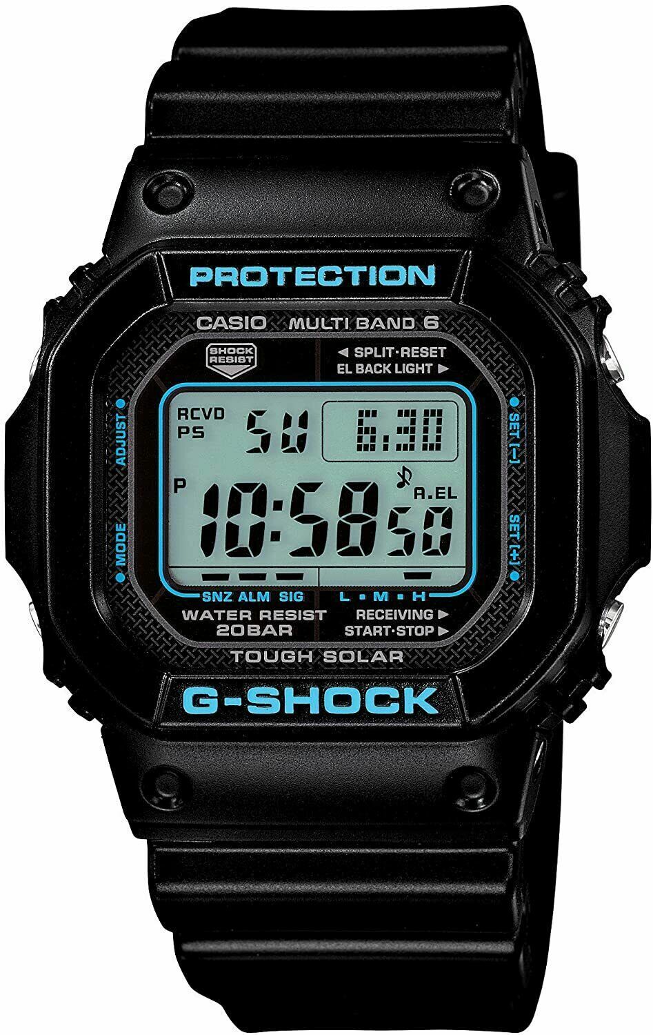 G-SHOCK GW-M5610BA 電波 ソーラー 洗浄済 スピードタイプ-