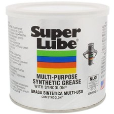 Super Lube 41160 Synthetic Grease NLGI 2 14.1 Oz Canister Translucent White