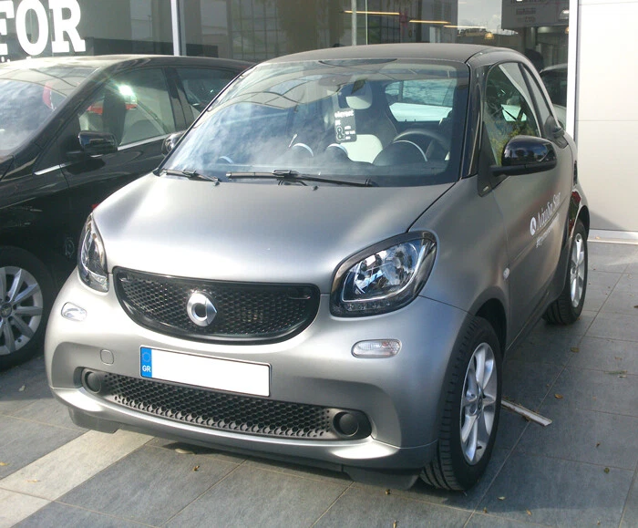 Scheinwerferblenden Smart Fortwo 453 Look Carbon - Bild 3 von 3