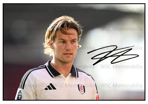 11490. Joachim Andersen Signed Pictures A4 Prints Fulham Crystal Palace Lyon etc