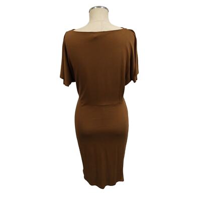 Forever 21 Contemporary Dress Medium Brown Midi Dress Short Sleeves (a) | eBay Forever 21 Contemporary Dress Medium Brown Midi Dress Short Sleeves (a) | eBay