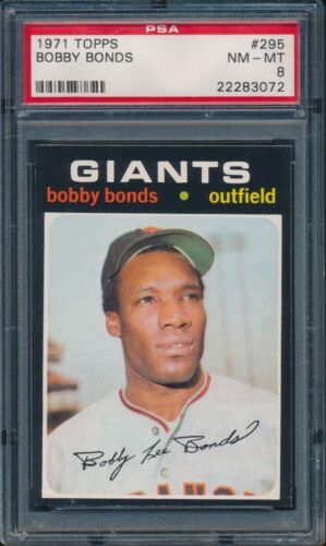 1971 Topps Baseball Bobby Bonds #295 PSA 8 GIANTS NM-MT