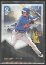 2018 Bowman Chrome Peaks of Potential Andres Gimenez #PP-AG