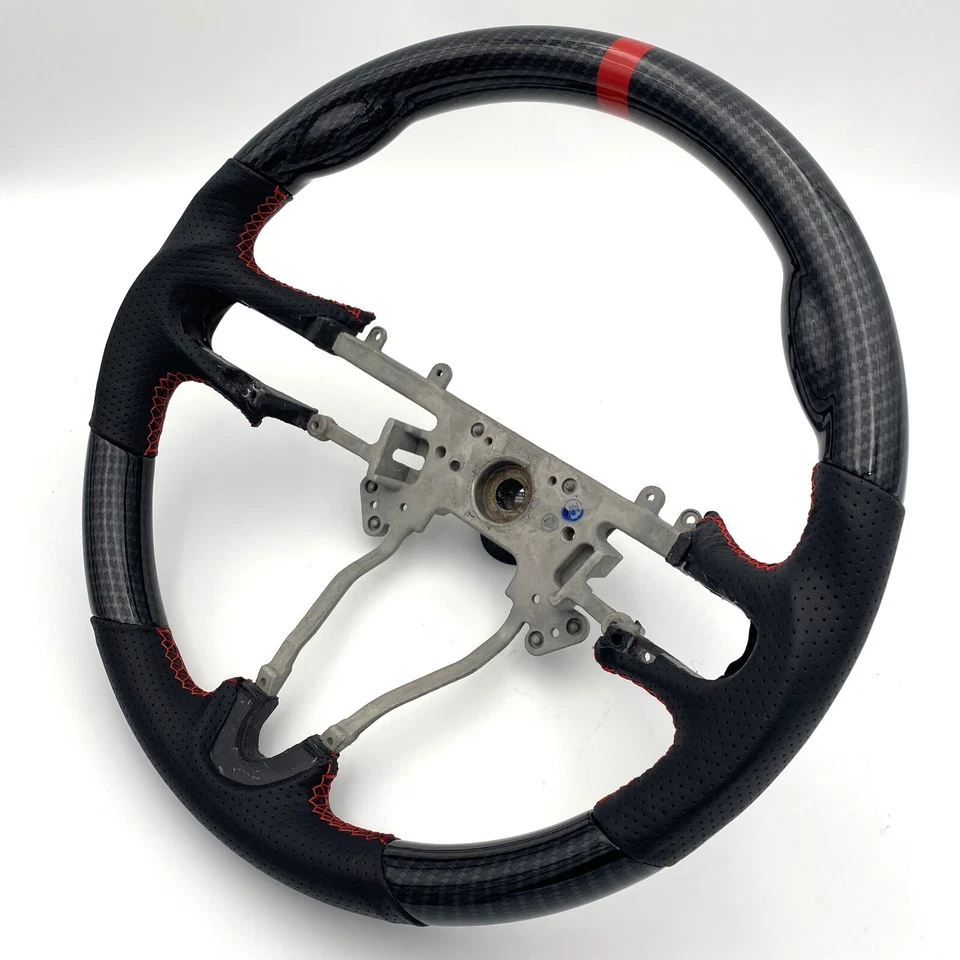 REVESOL Hydro-Dip Carbon Fiber Steering Wheel for 2009-2014 Honda Fit GE/INSIGHT — 第 2/3 张图片